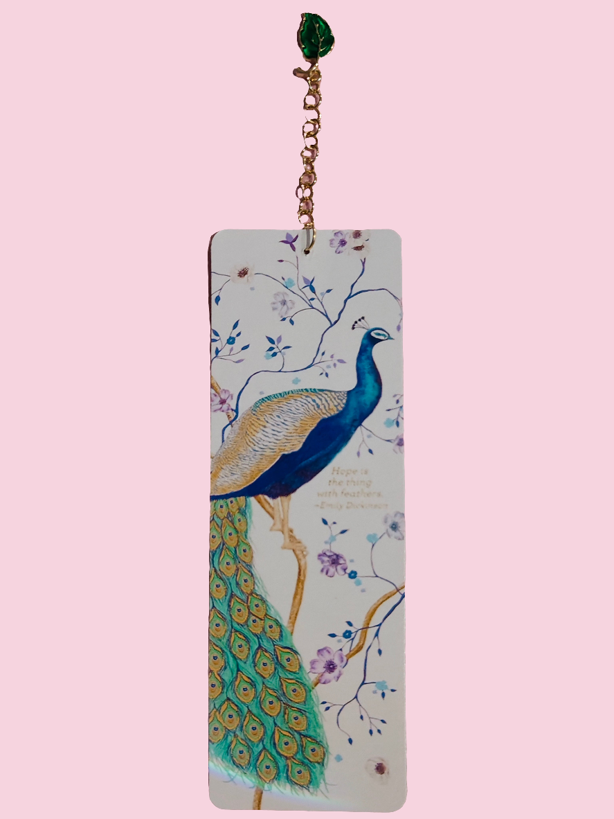 Peacock bookmark