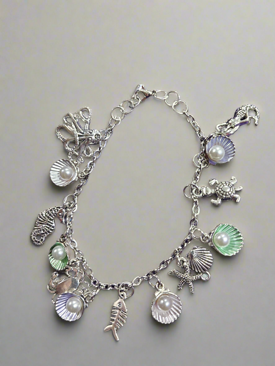 Under water charm bracelet