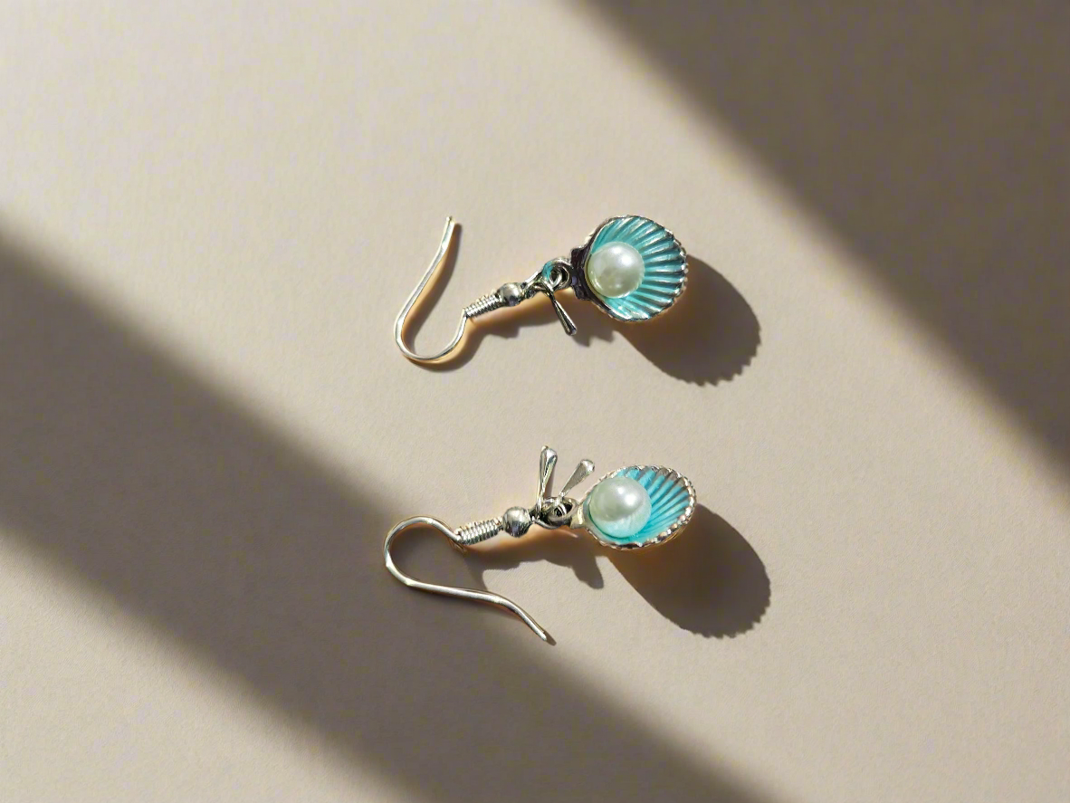 Seashell earrings