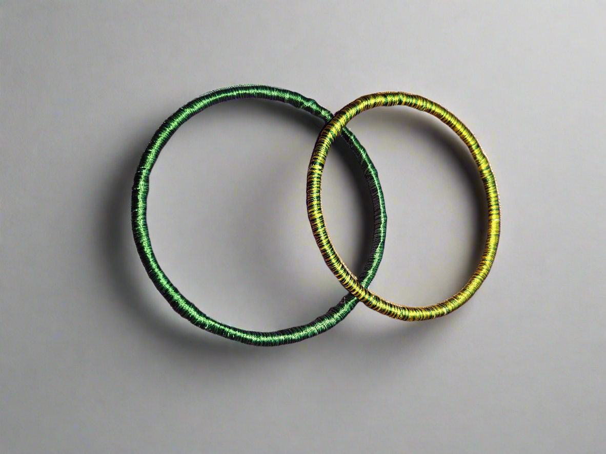 Silk thread bangles