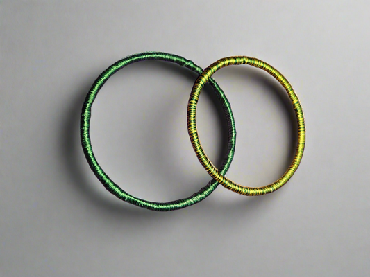 Silk thread bangles