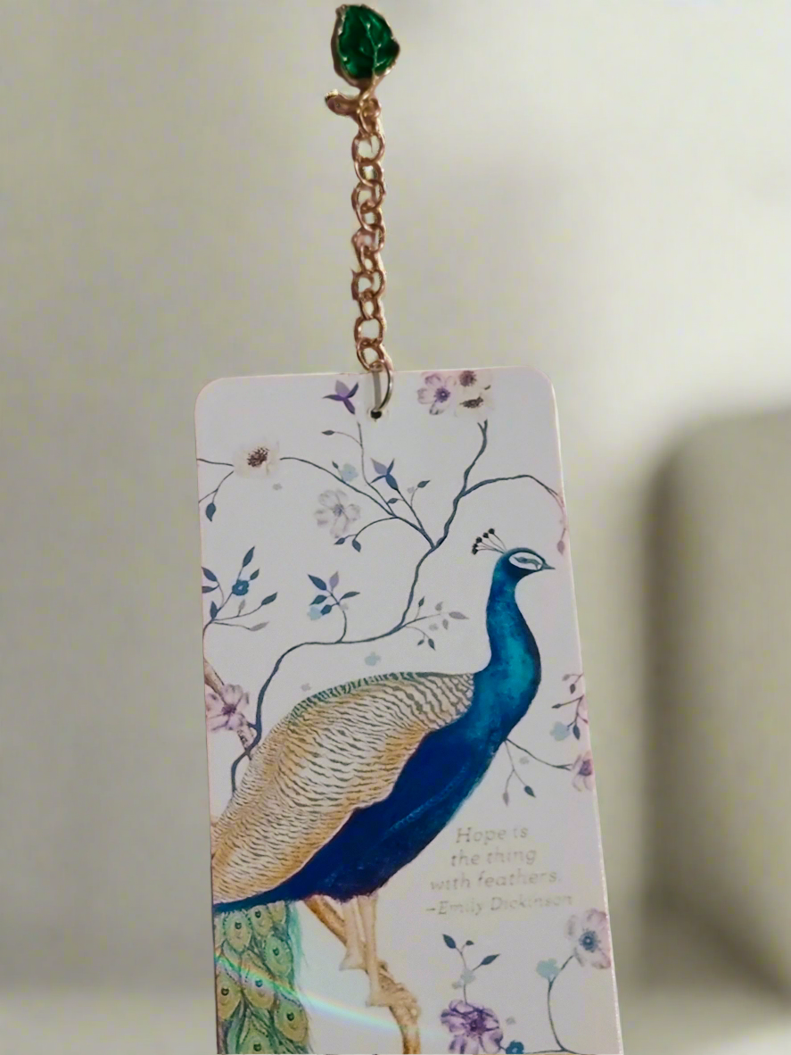 Peacock bookmark