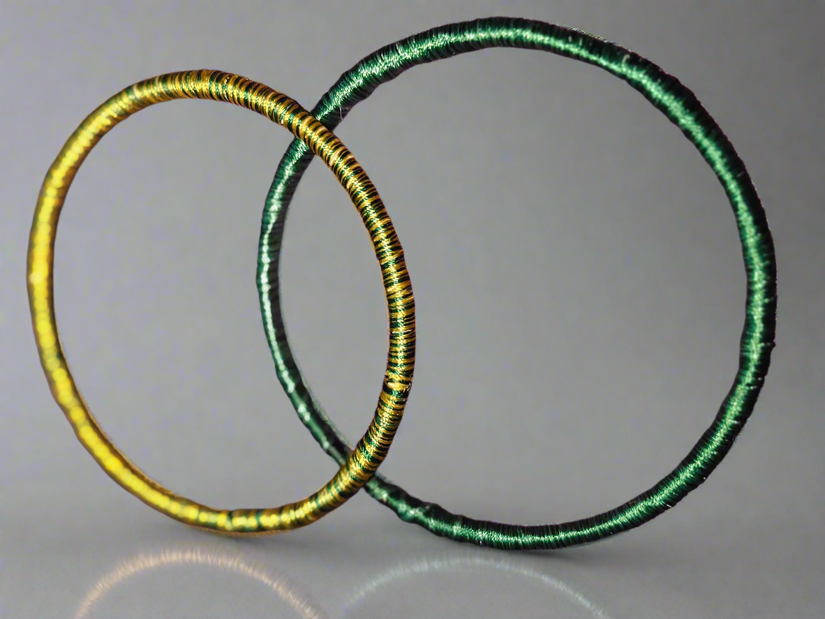 Silk thread bangles