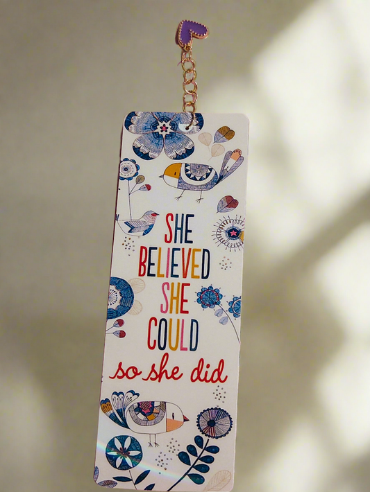 Purple heart bookmark