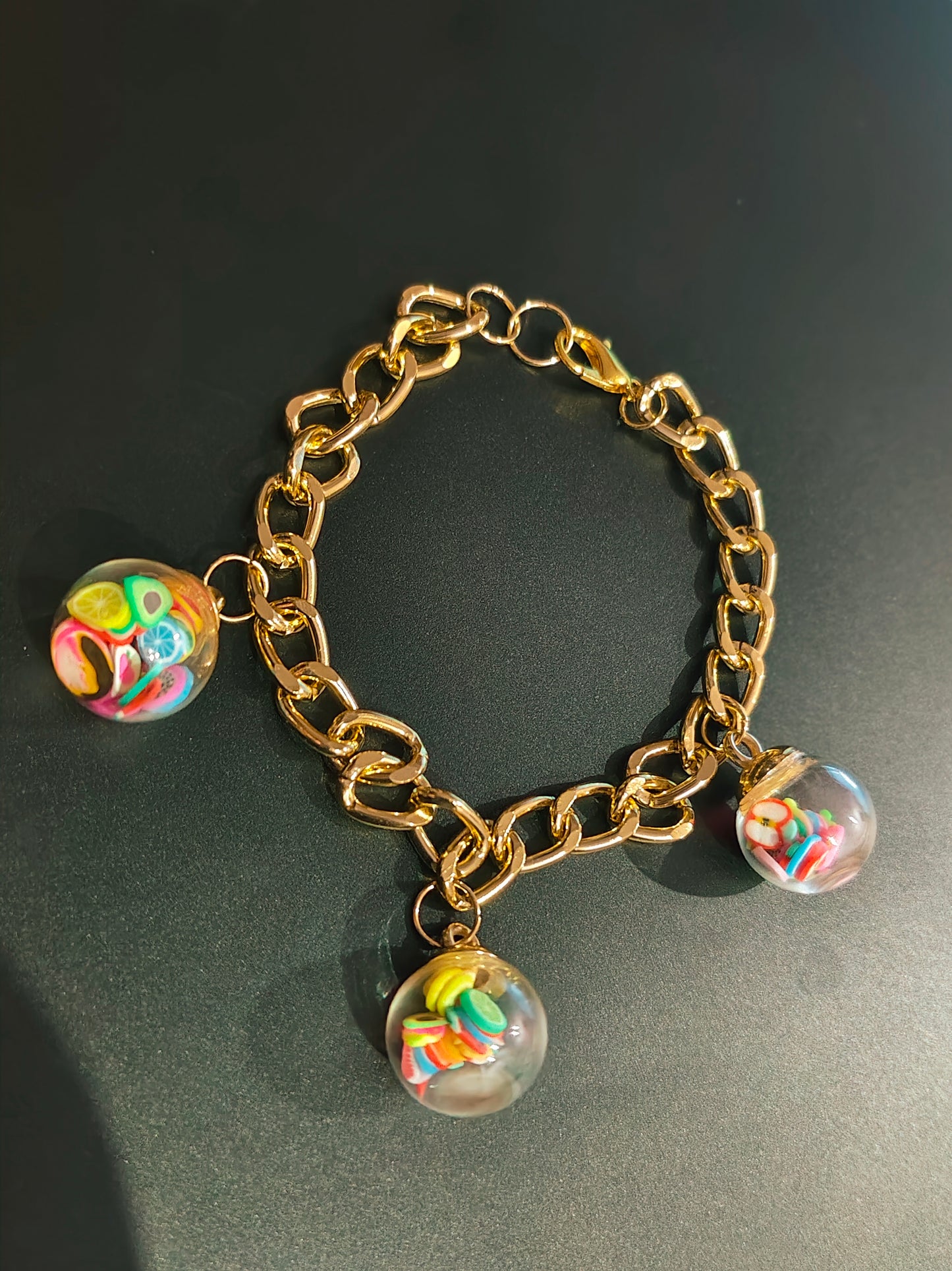 Fruity pebbles chunky bracelet